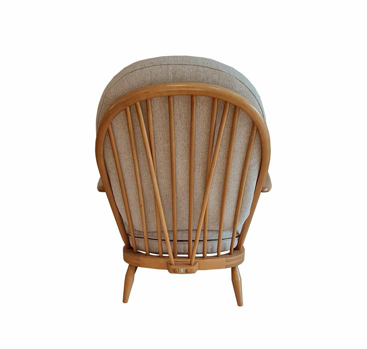 Midcentury Ercol Armchair Model 203 Newly Upholstered photo Furniture