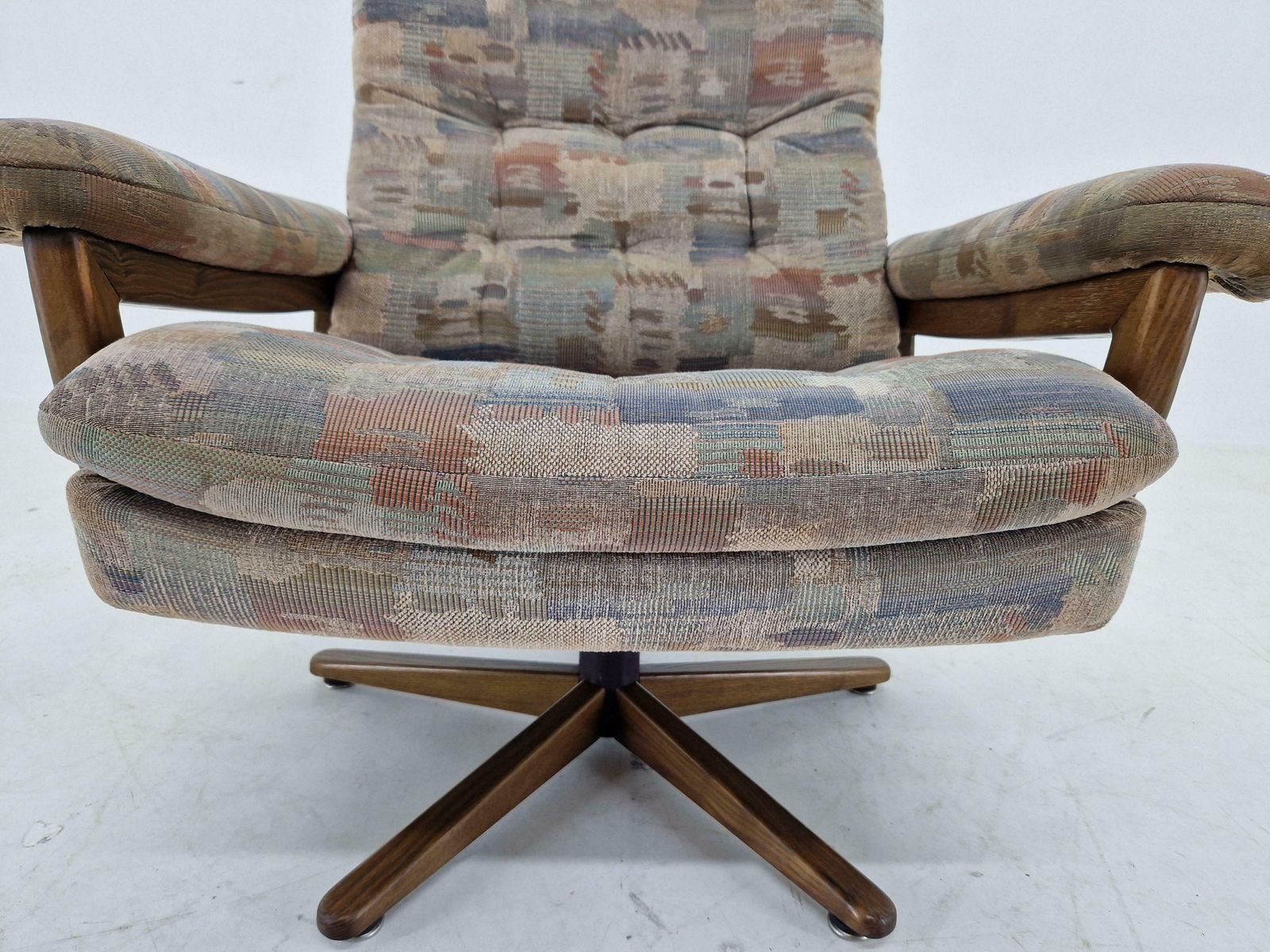 Furniture Midcentury Rare Armchair, Denmark, 1970s. photo