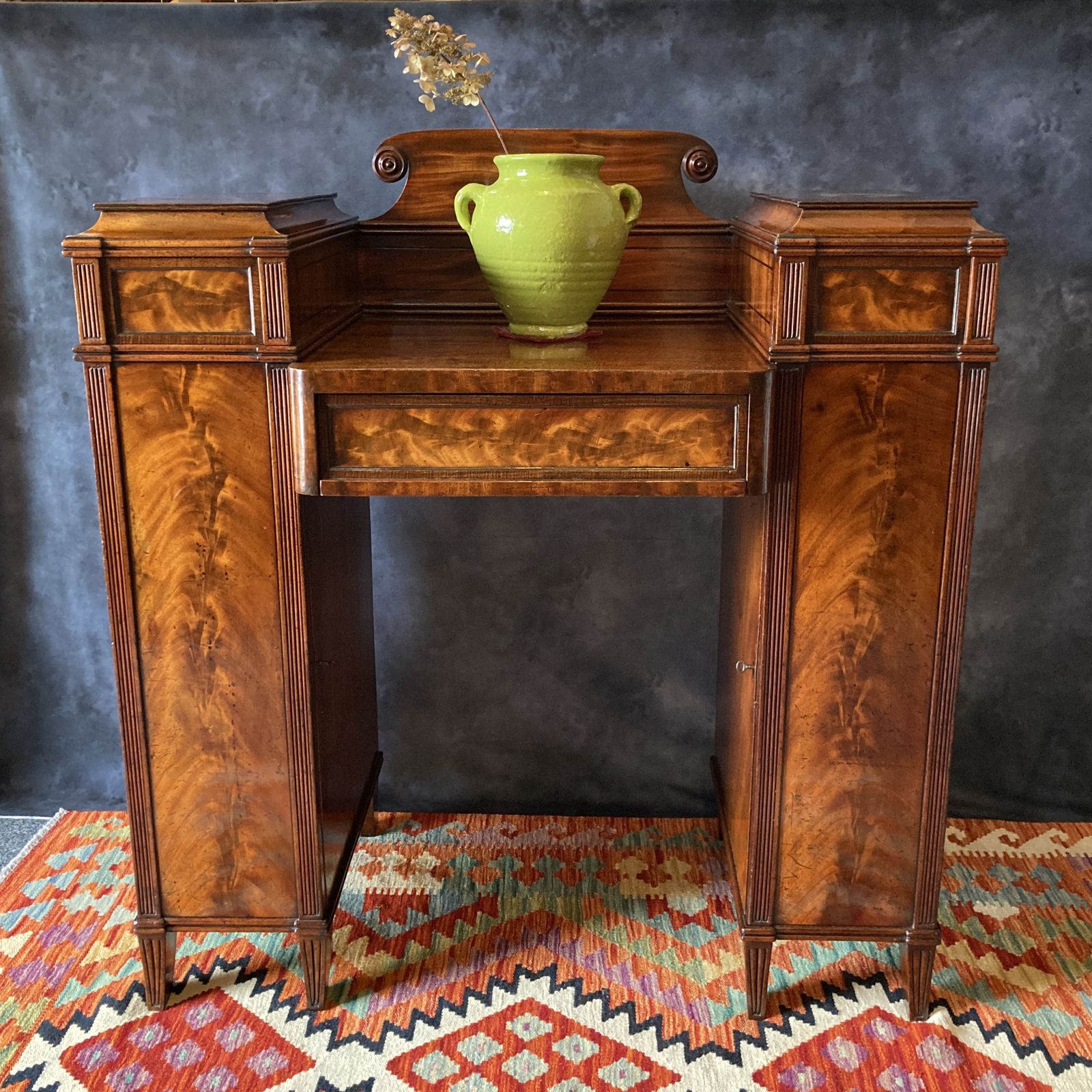 Handsome Mahogany Sideboard Of Exceptionally Small Proportions, Circa 1840