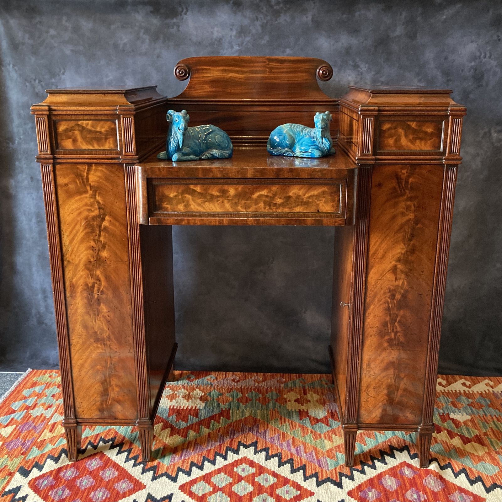 Handsome Mahogany Sideboard Of Exceptionally Small Proportions, Circa 1840 photo for sale