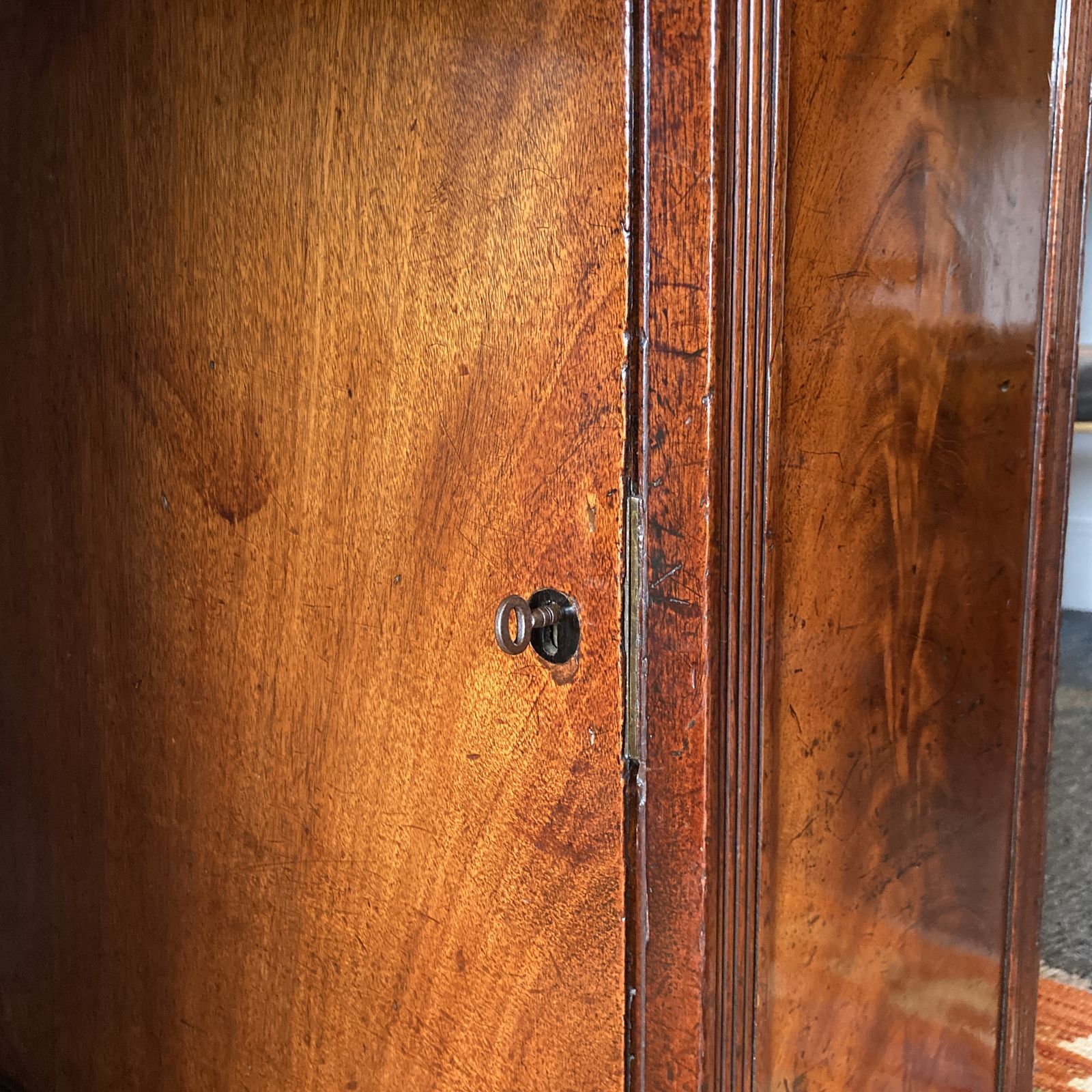 Handsome Mahogany Sideboard Of Exceptionally Small Proportions, Circa 1840 photo vintage