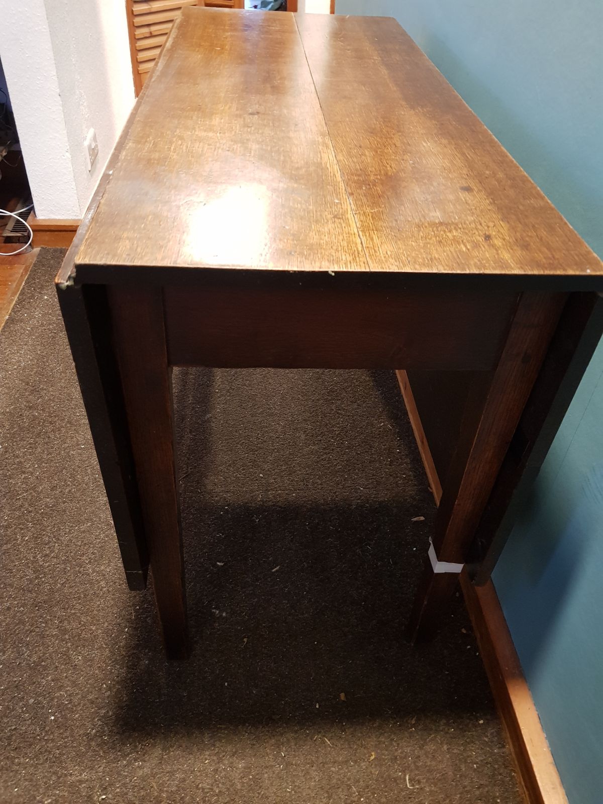 Early Georgian Oak "Country"  Table. photo for sale