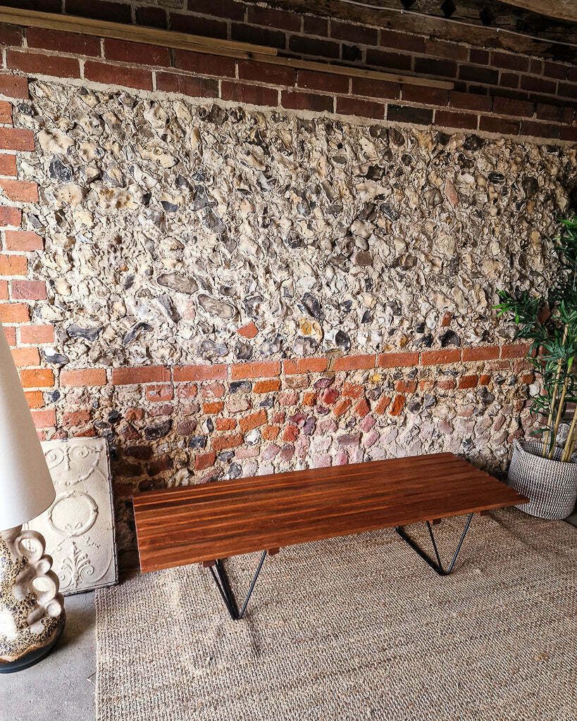 445.0 Mid Century Teak Coffee Table photo