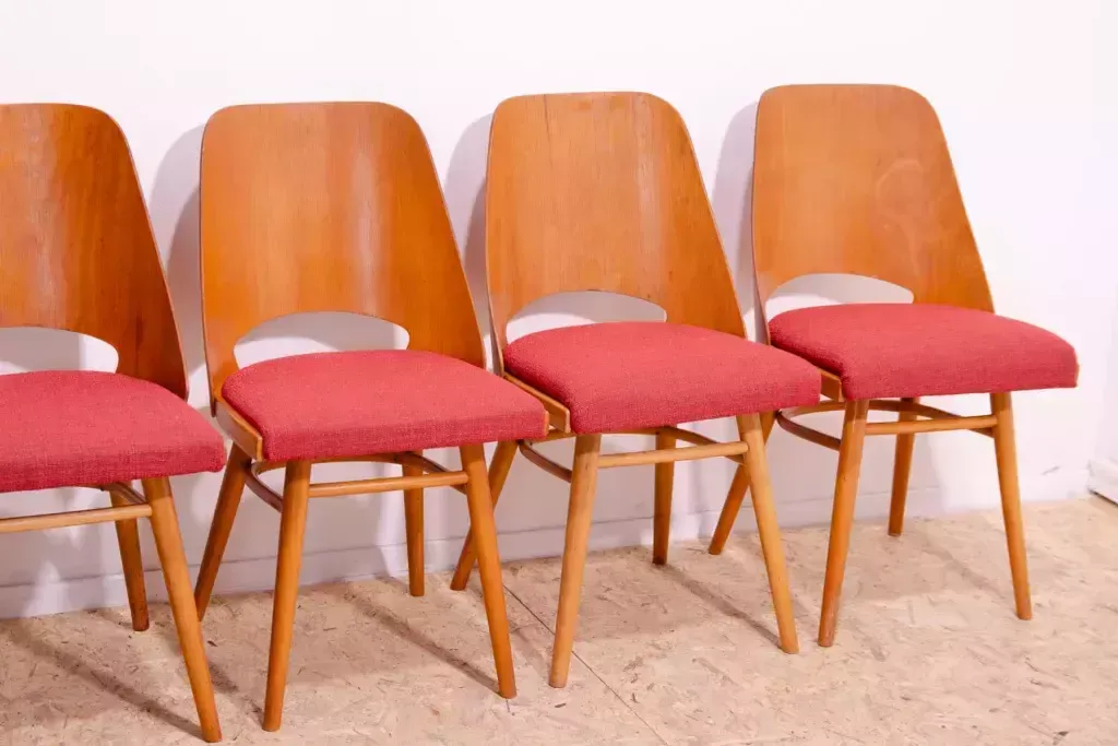 Mid Century Dining Chairs By Radomír Hofman, 1960´S, Set Of 6 photo 1059.0