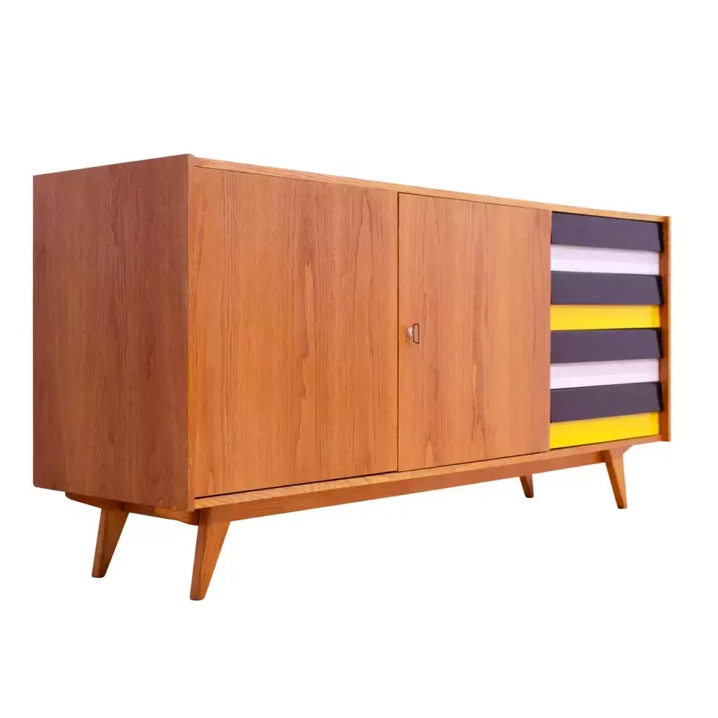 Mid Century U 460 Sideboard By Jiří Jiroutek For Interiér Praha, Czechoslovakia
