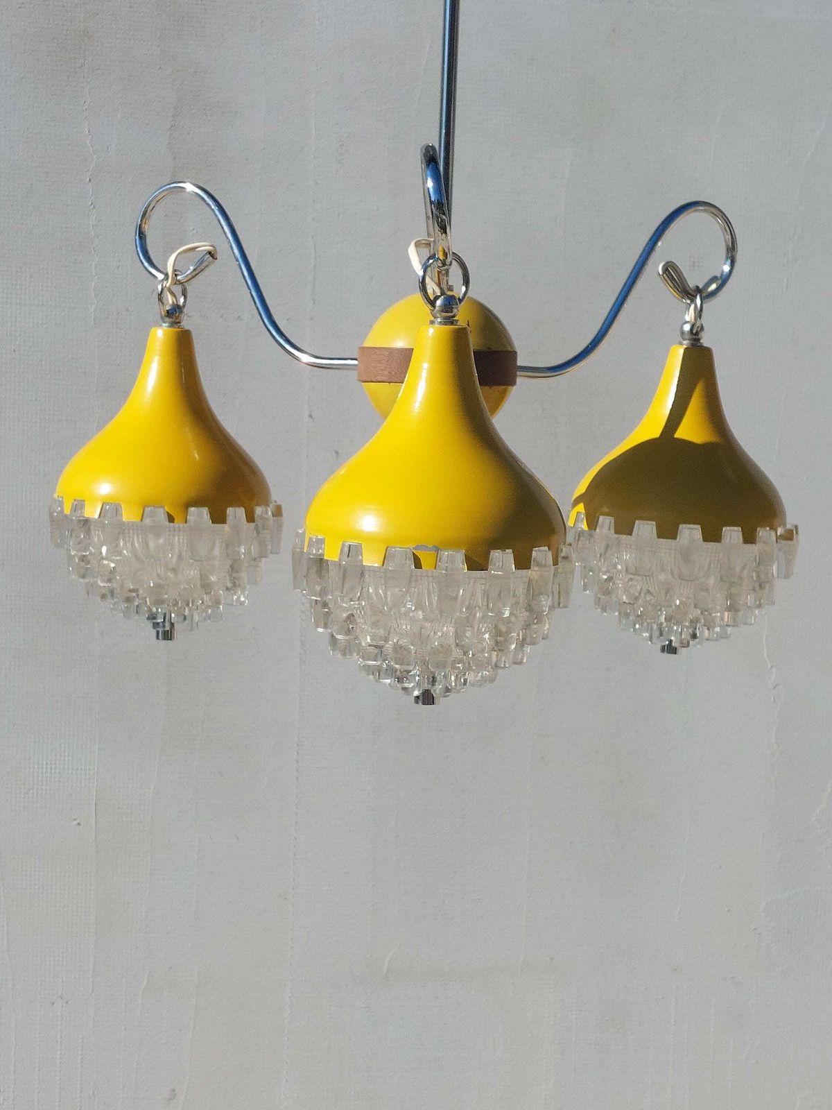photo for sale Retro Pendant Lamp /Retro Ceiling Light/Space Age Pendant Lamp/Space Age Chandelier/Mcm Pendant Lamp/Vintage Chandelier/Pineapple Shape/70's