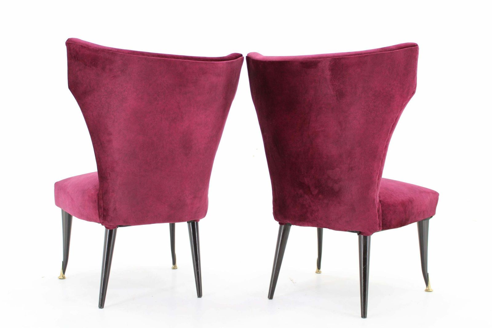 1950s Pair Of Italian Chairs, Restored photo vinterior