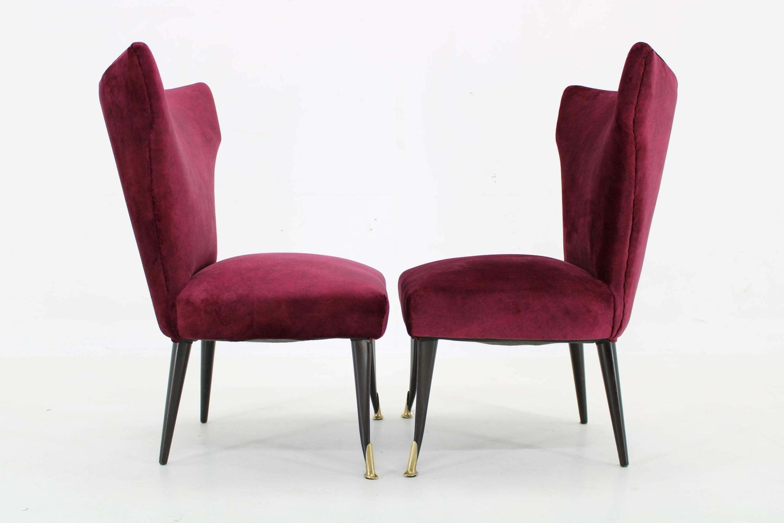 photo furniture 1950s Pair Of Italian Chairs, Restored