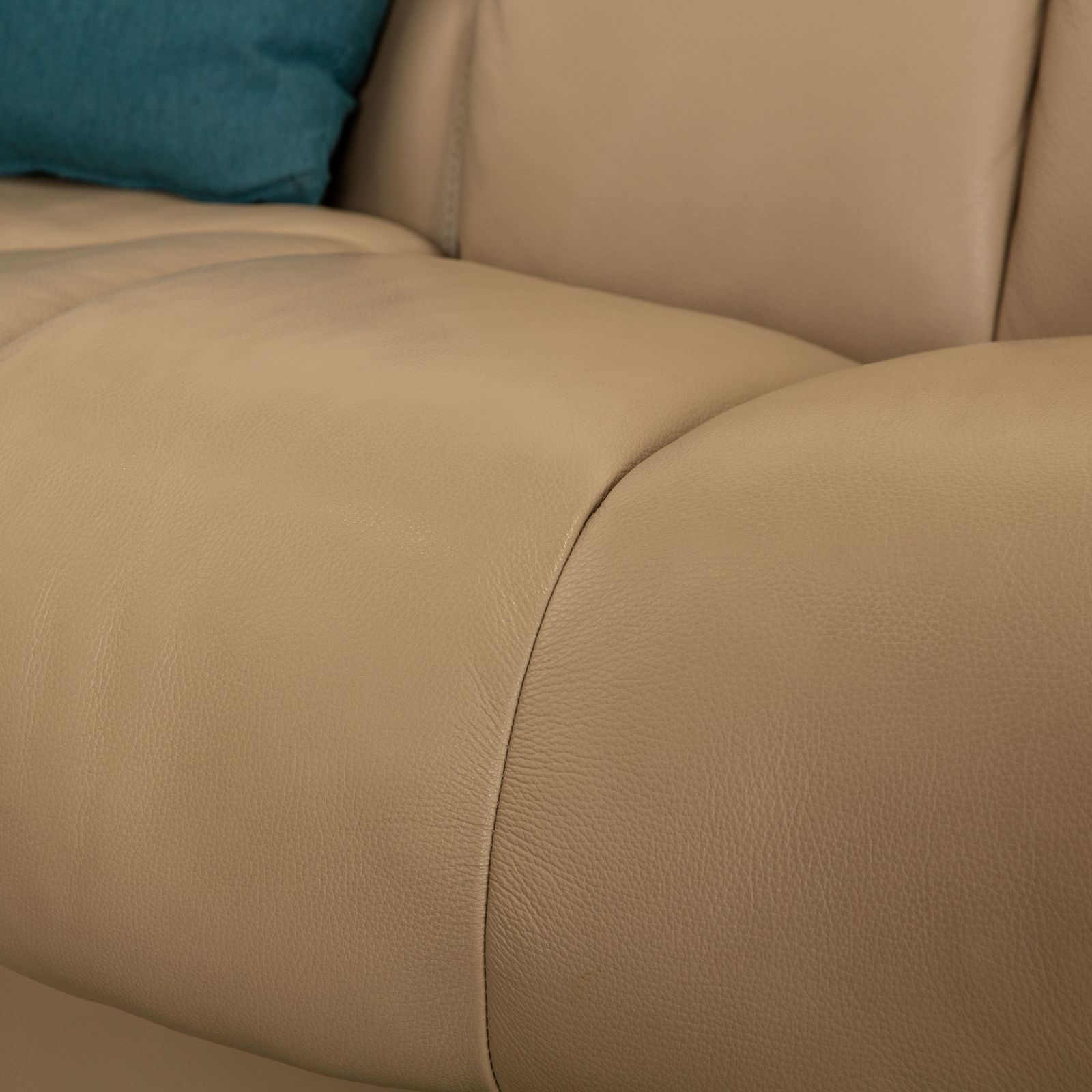 Stressless Legend Leren Hoekbank Bruin Beige Handmatige Functie photo for sale