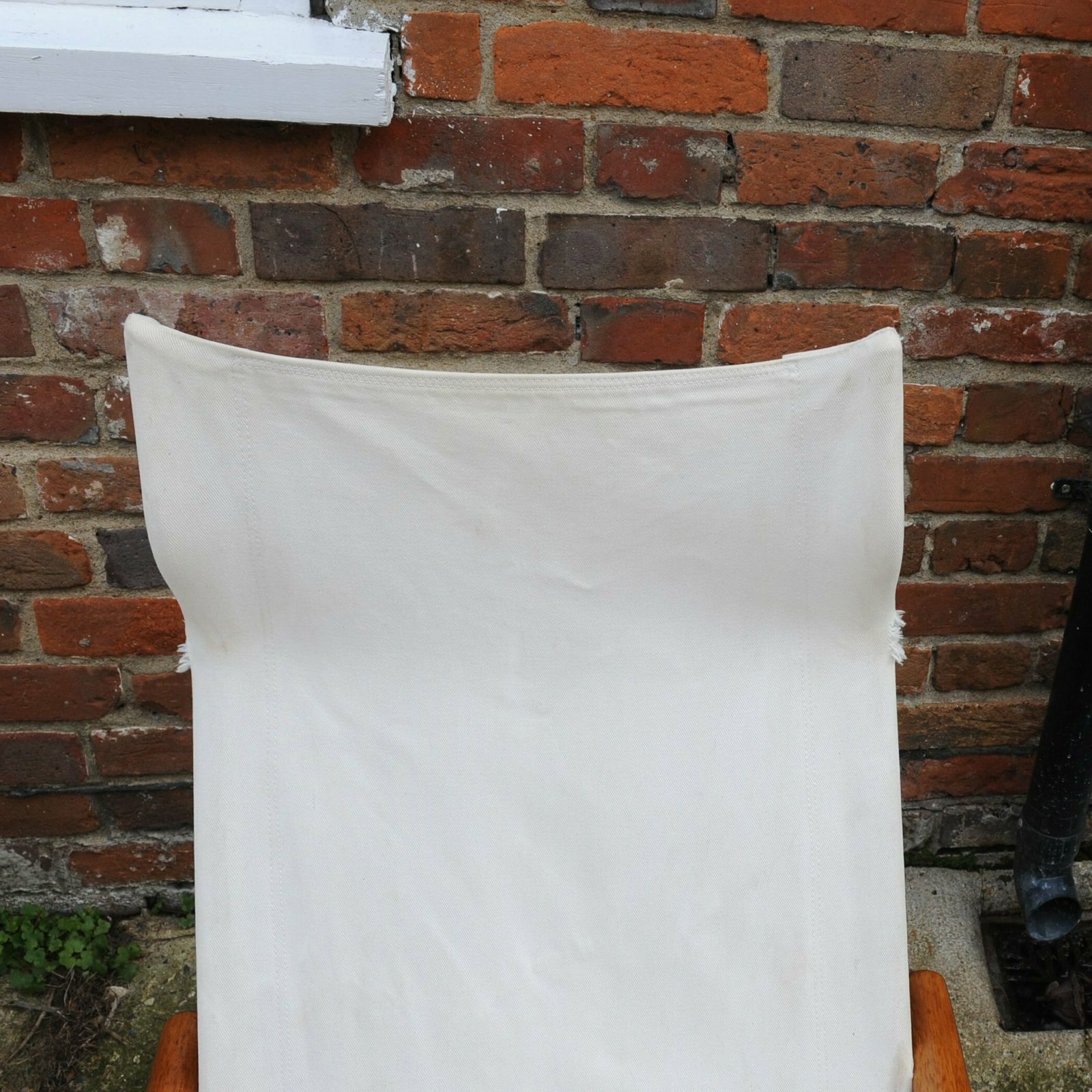 Furniture White Canvas Ny Chairs By Takeshi Nii, Japan, 1950s, Set Of 2 photo
