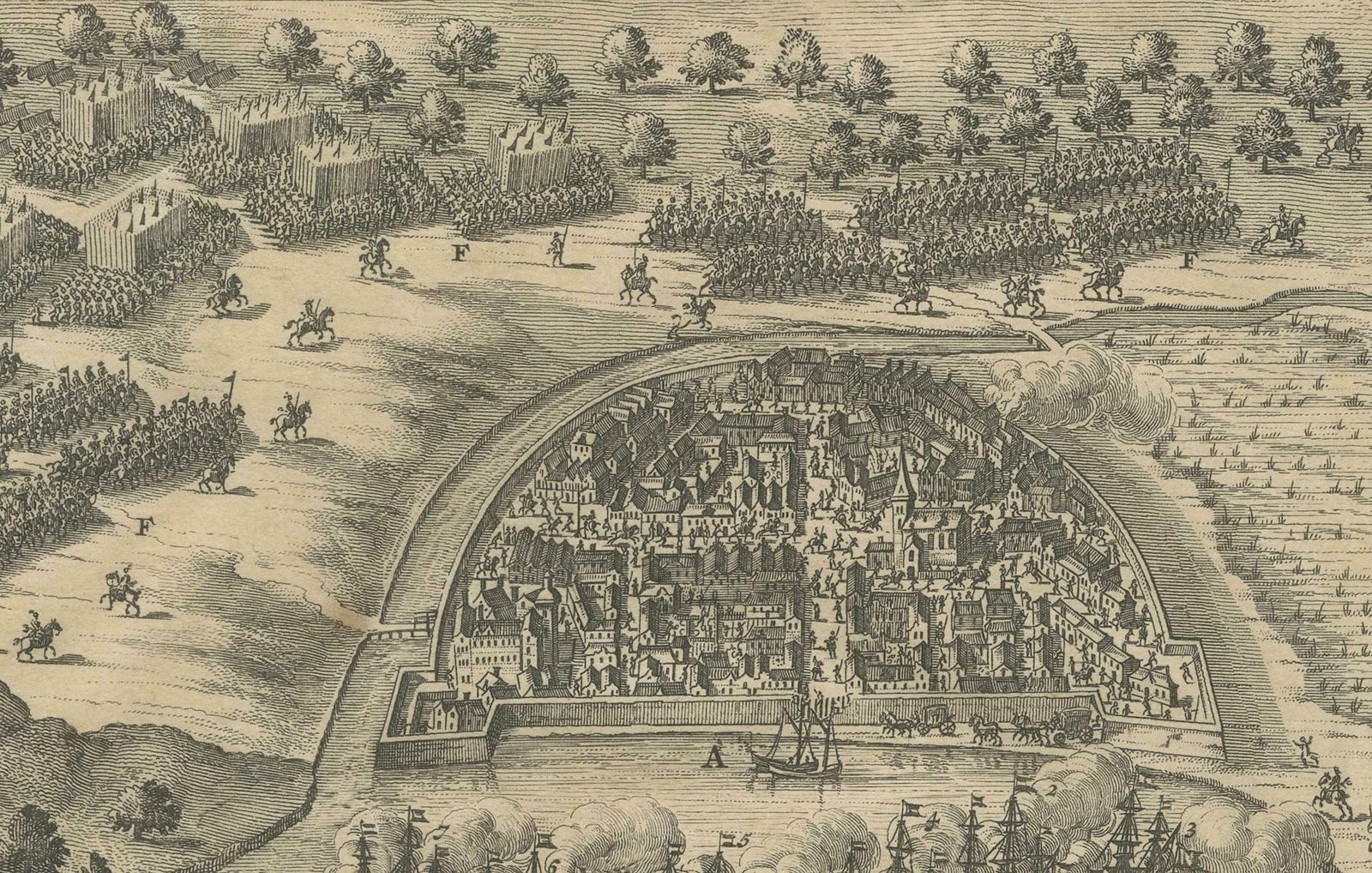 The Siege Of Nyborg, 1659: A Strategic Battle Of The Dano Swedish War, 1746 photo vintage