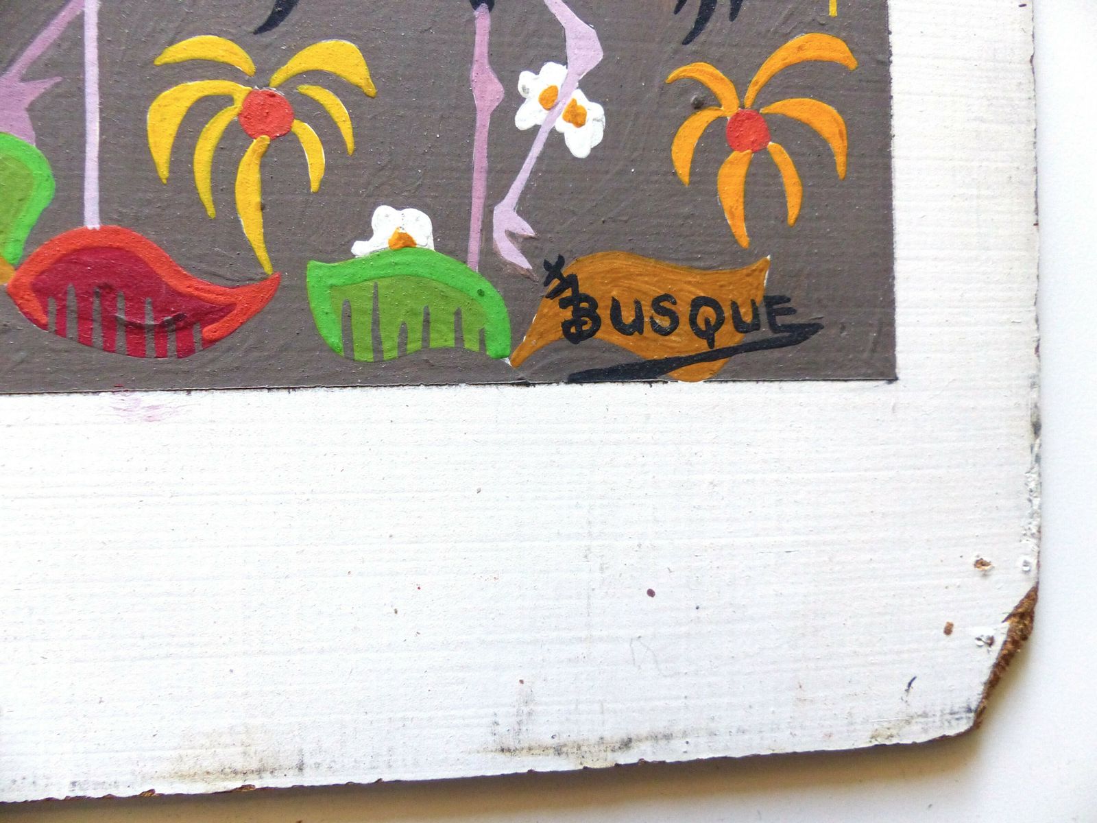 Gouache Preparatory Model Of A Tapestry By Jacques Busque   The Waders At Dawn photo vintage