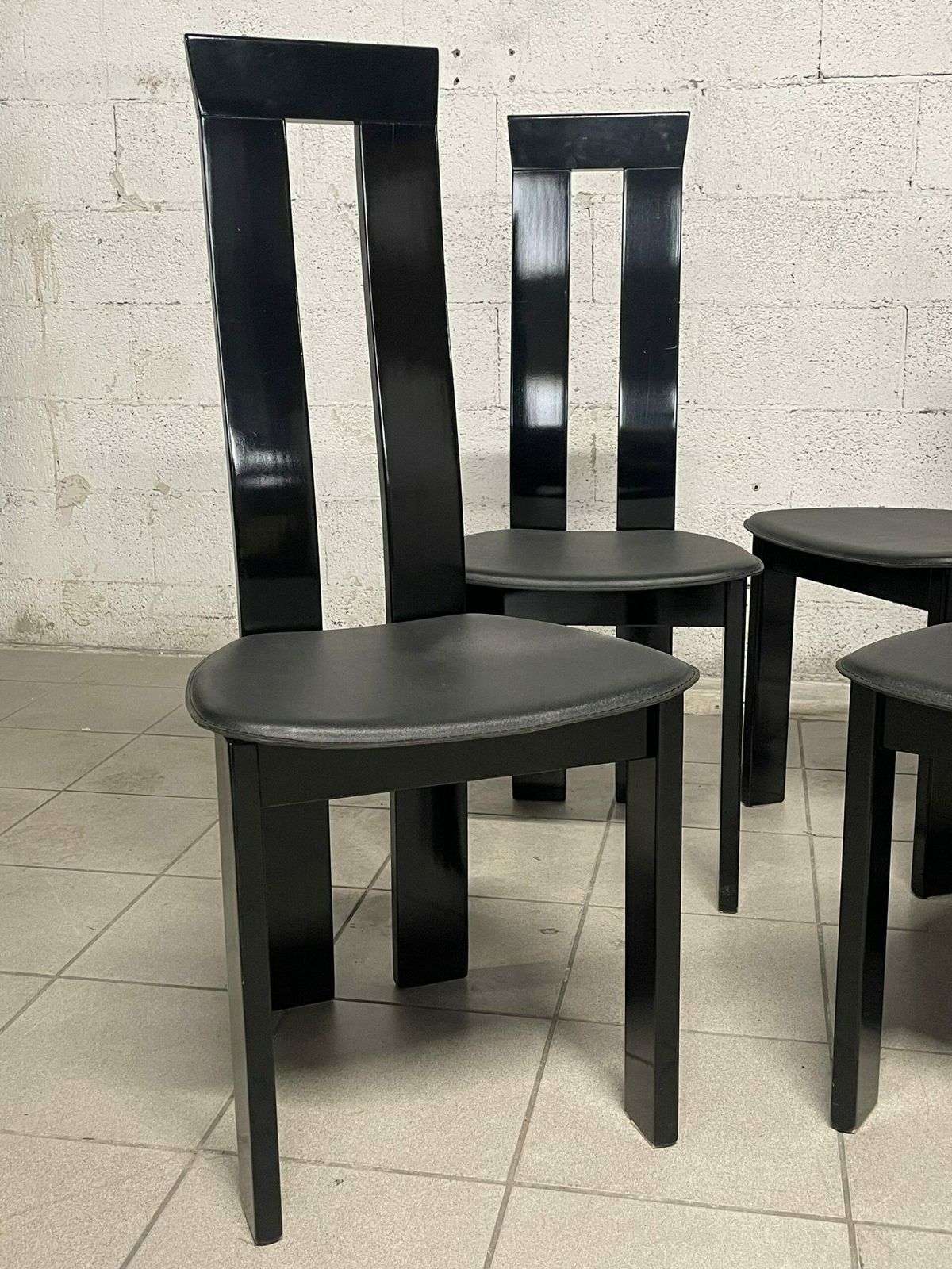 Set Of 6 70's Chairs In Pietro Costantini Style