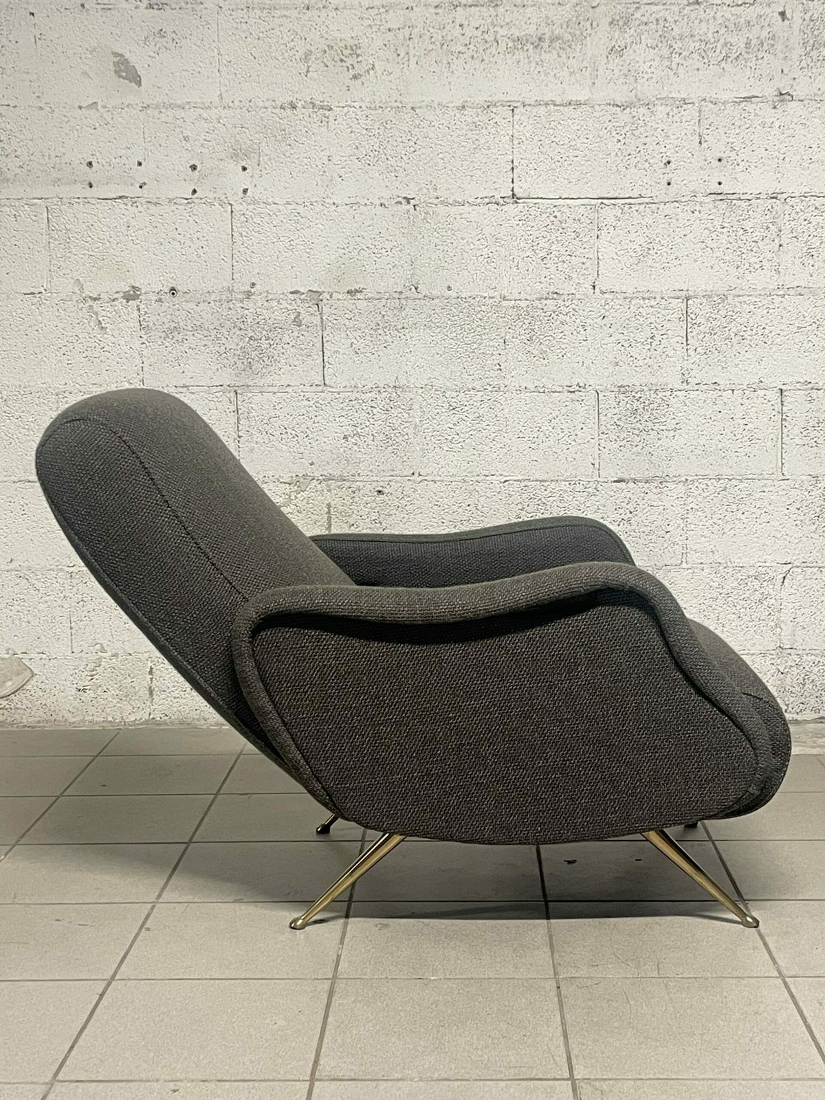 Pair Of Reclining Armchairs From The 1950s photo for sale