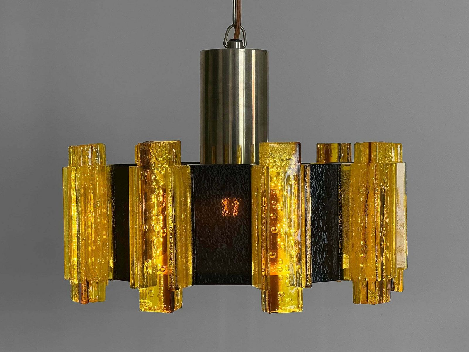 Acrylic Pendant Light/Chandelier By Claus Bolby For Cebo Industri. Denmark 1960s photo Lighting