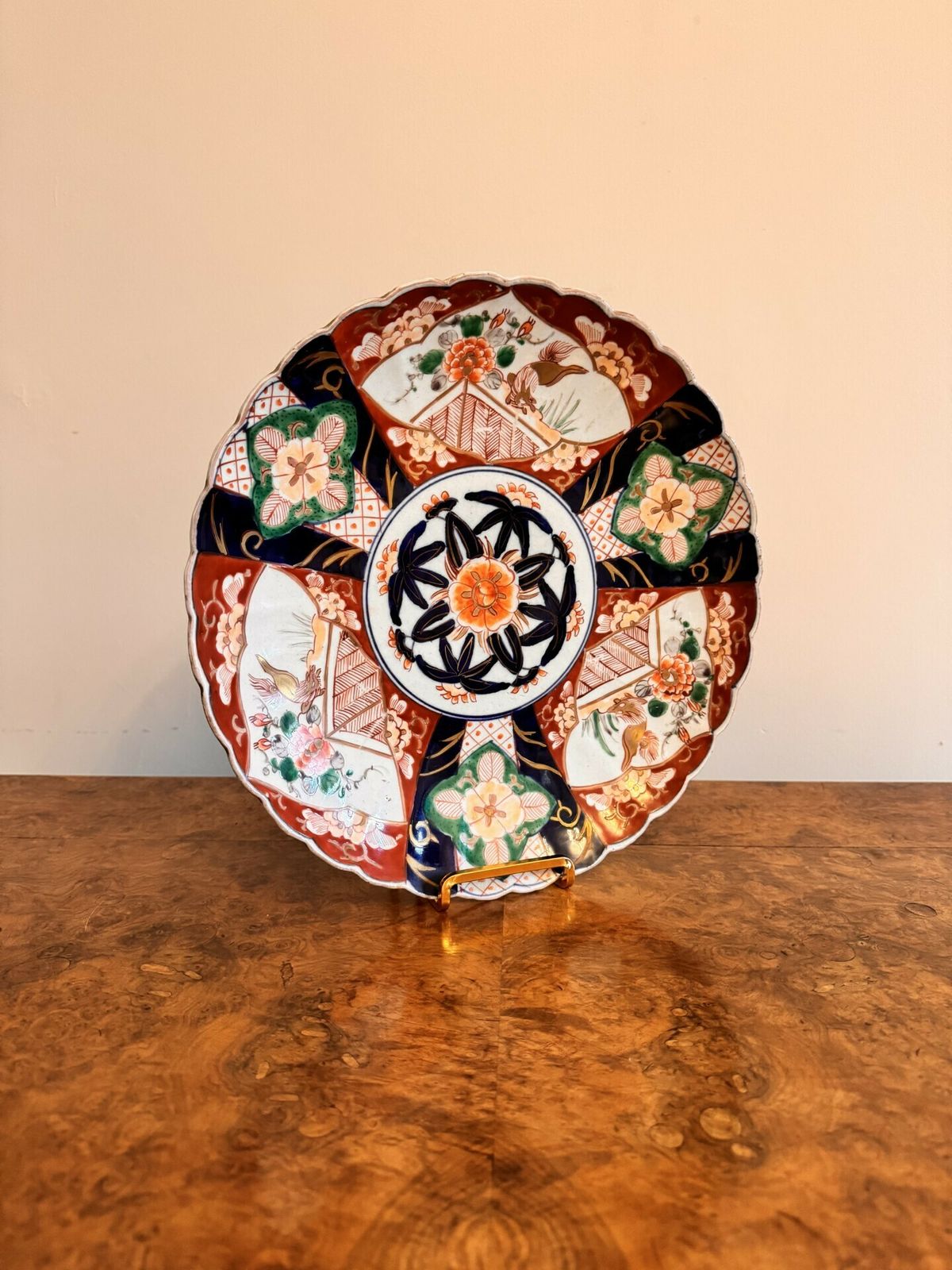 Lovely Antique Japanese Imari Plate photo for sale