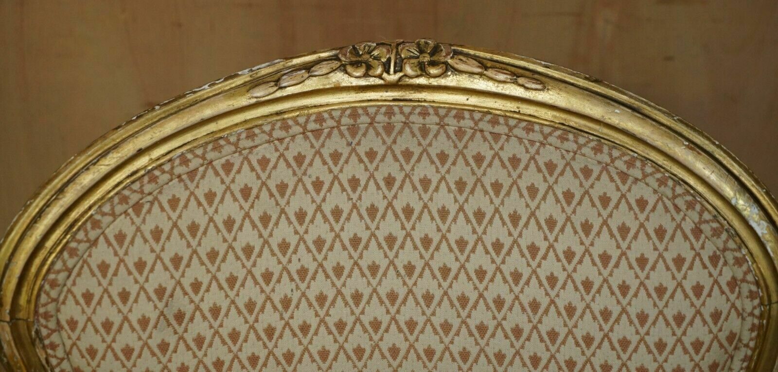 Fine Gold Giltwood 18th Century Claw & Ball Feet Carved Antique Bergere Armchair photo Furniture