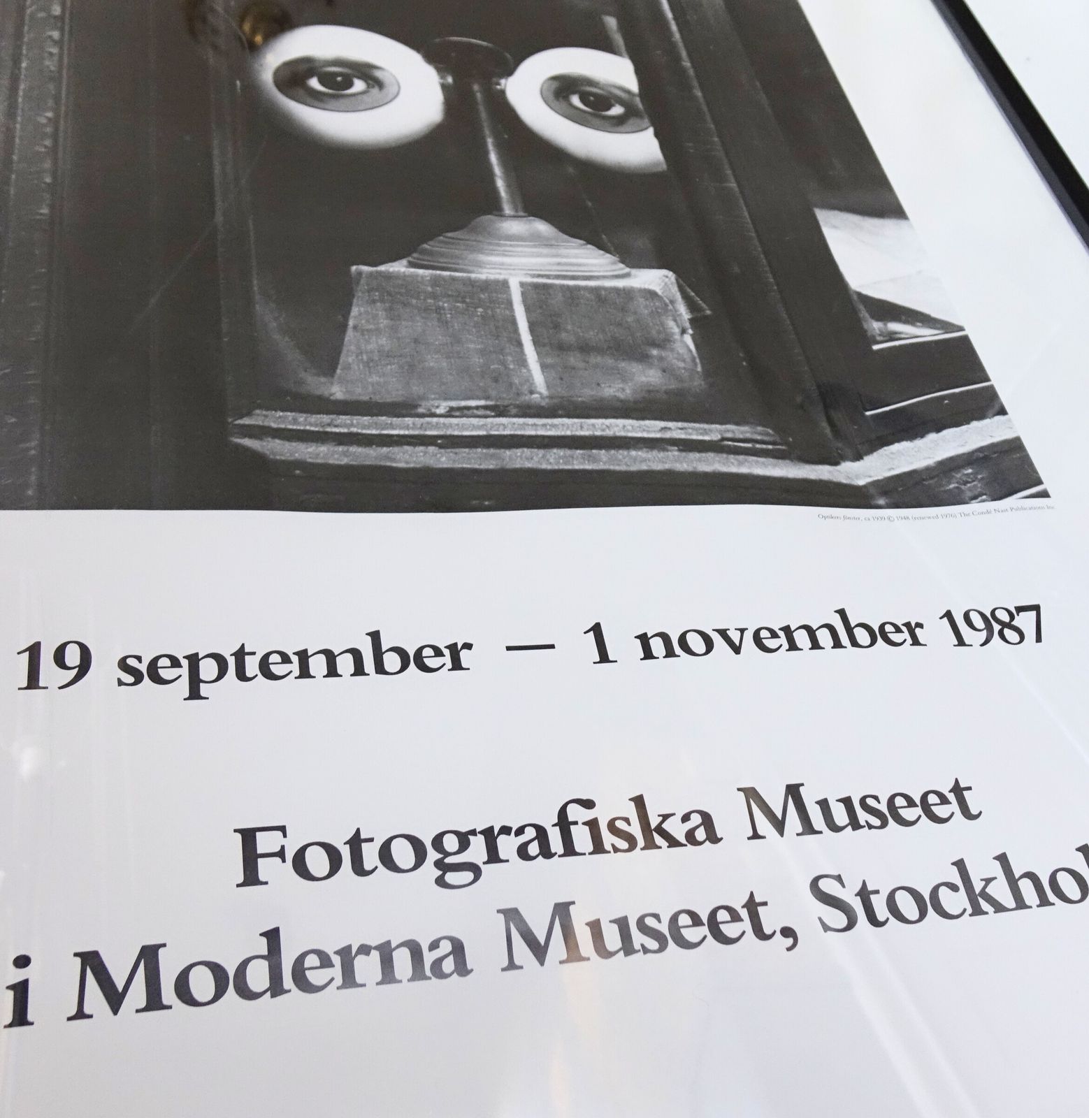 Original "Moderna Museet" Poster Of Exhibition Irving Penn 1990 photo Art