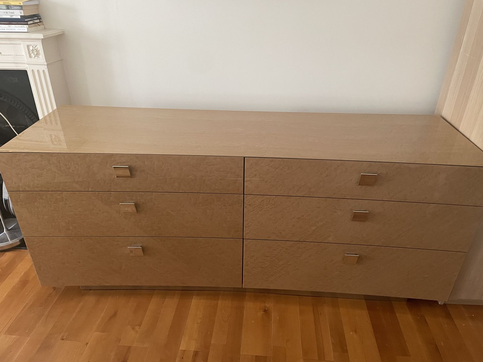 Giorgio Collection Sunrise Chest Of Drawers In Maple Veneer