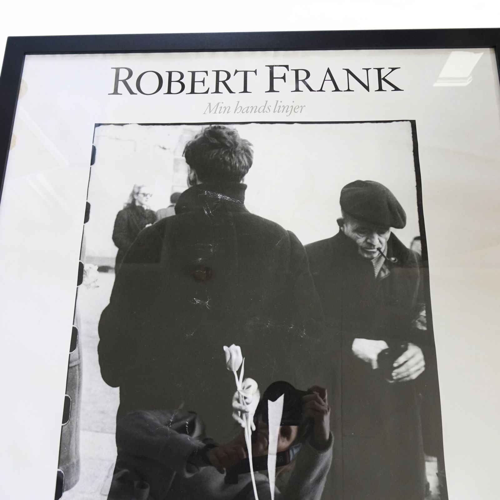 Original "Moderna Museet" Poster Of Exhibition Fotograf Robert Frank photo furniture