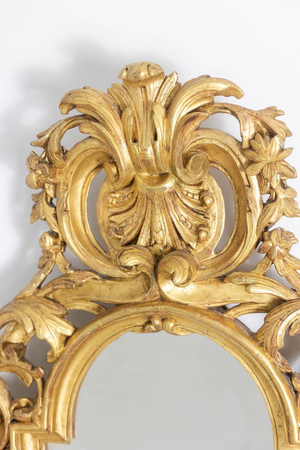 Regency Style Mirror In Carved And Gilded Wood. 1950s. photo Home Decor