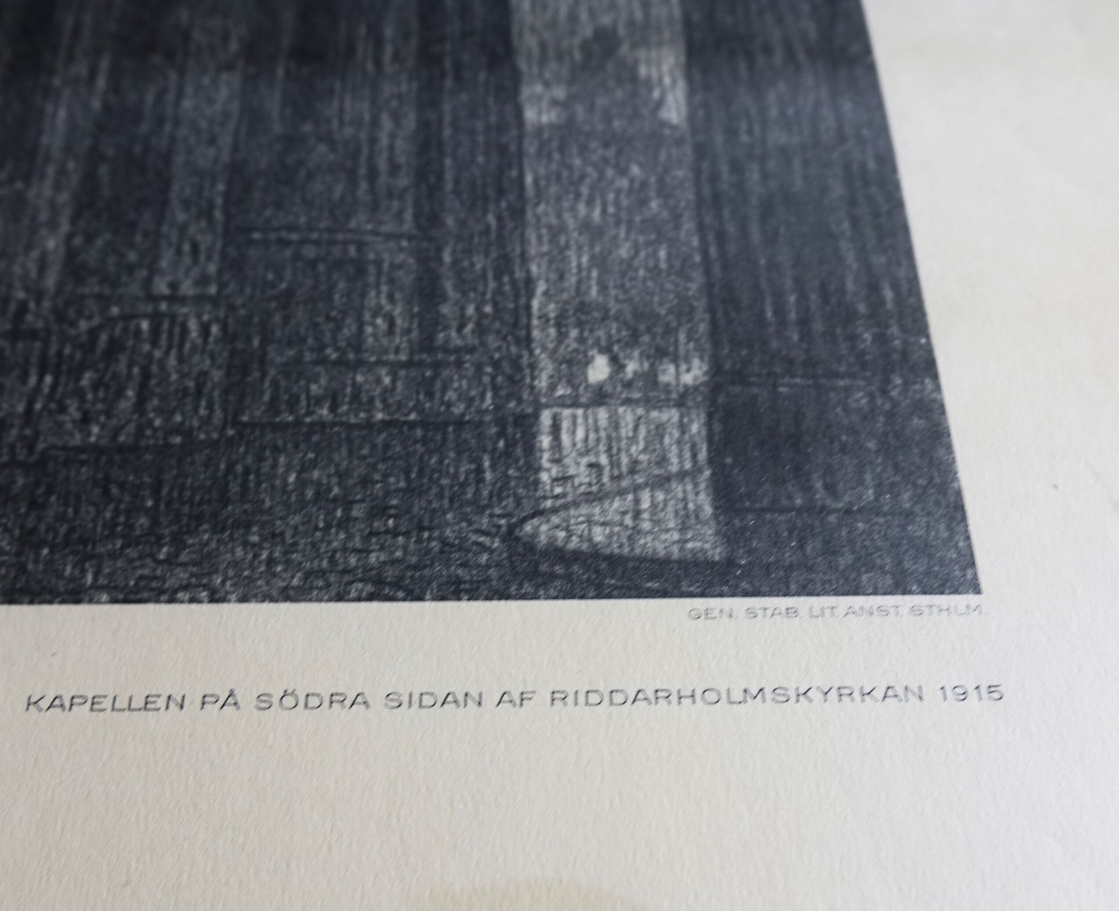 Antique Prints From 1915 Of "Stockholmsbilder" Painted By Ferdinand Bobe photo for sale