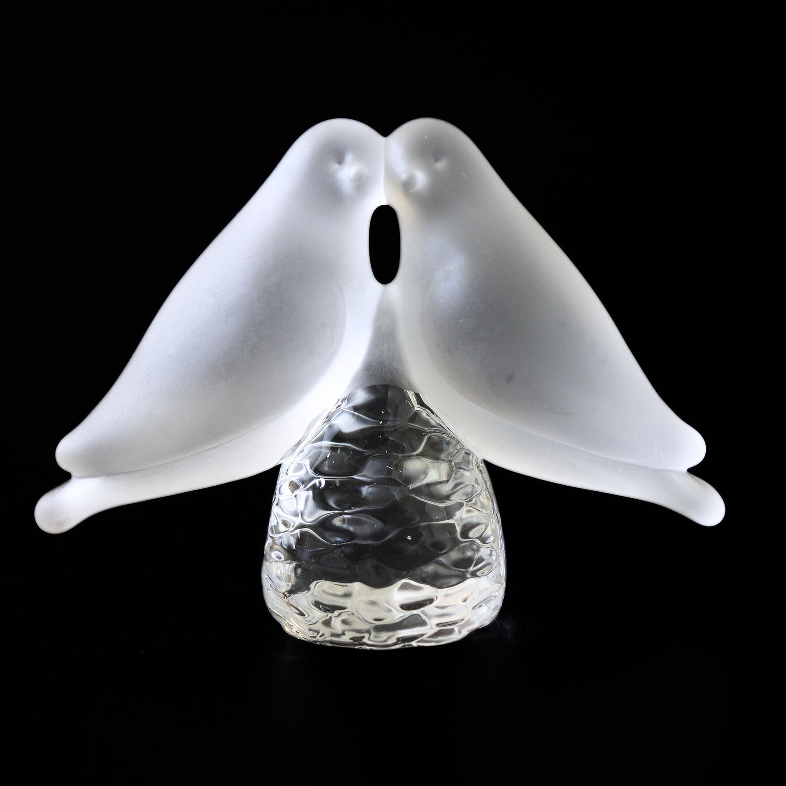 Vintage Handmade Bird Kissing Figure From Reijmyre