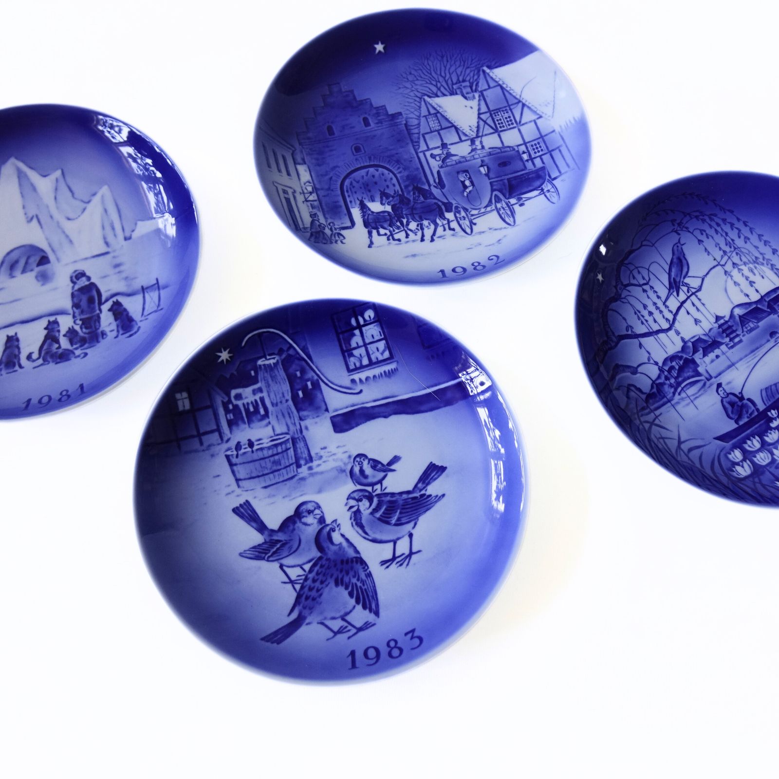 Vintage Christmas Limited Edition "Desiree" Plate Denmark 1980s photo furniture
