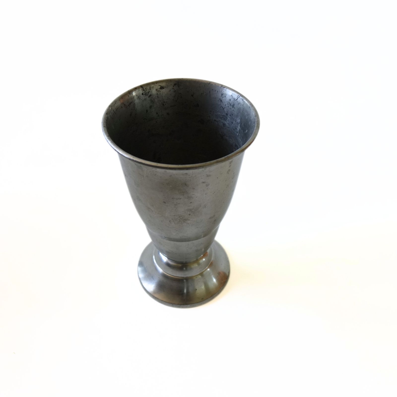 Vintage Tin Vase From L&L Svenskt Tenn Sweden Early 1900s photo for sale
