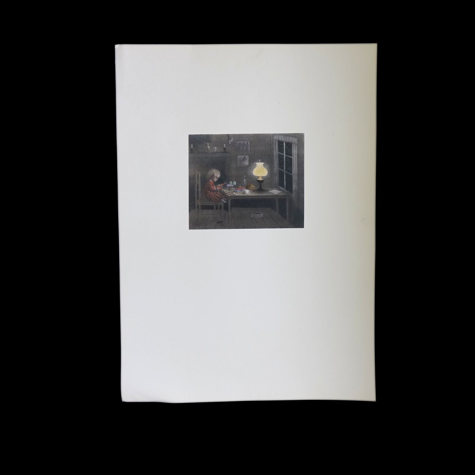 "En Stillsam Lekstund" Vintage Framed Posters Of Ivar Arosenius. photo for sale