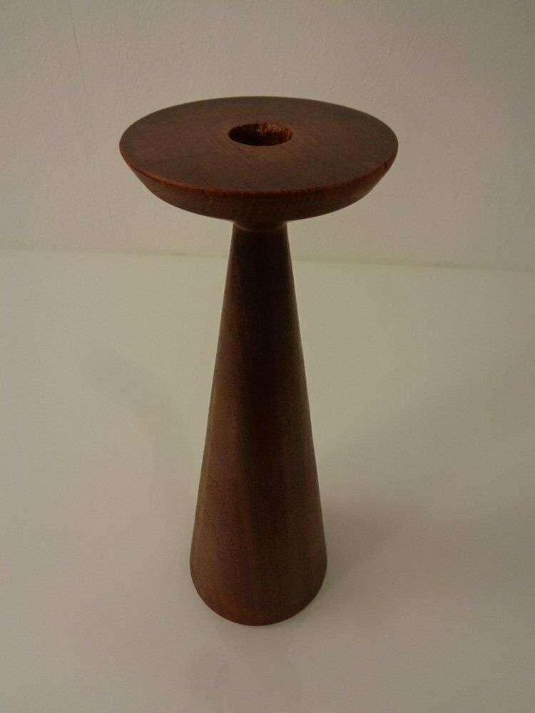 Large Teak Candleholder From Anri Form, Italy, 1960s photo furniture