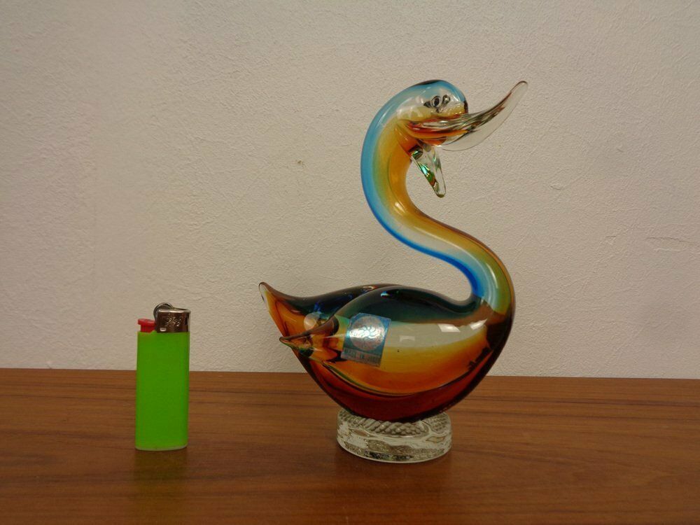 photo furniture Murano Glass Duck & Swan, Italy, 1960s, Set Of 2