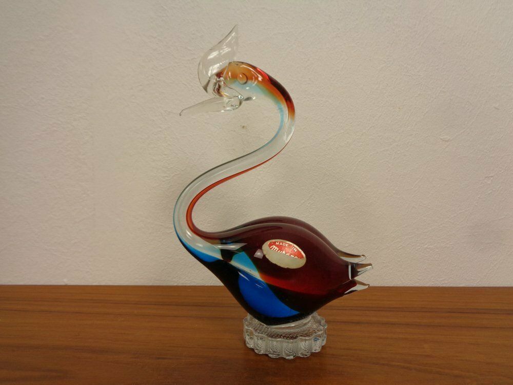 photo vinterior Murano Glass Duck & Swan, Italy, 1960s, Set Of 2