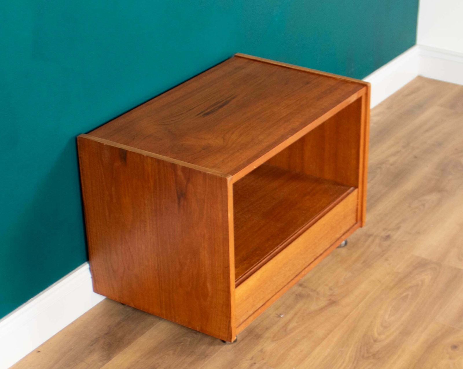 Retro Teak 1960s Tv Cabinet Lamp Table Side Table photo Furniture