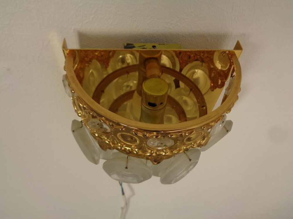 photo buy Hollywood Regency Wall Lamps From Sölken Leuchten, 1970s, Set Of 2
