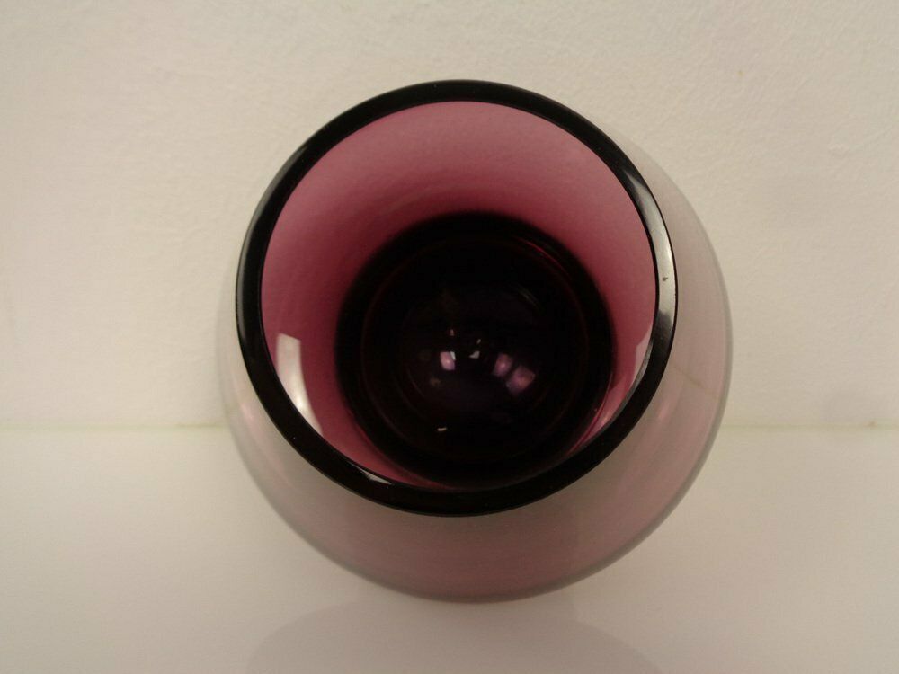photo for sale Glass Vase By Aimo Okkolin For Riihimaen Lasi Oy, Finland, 1960s