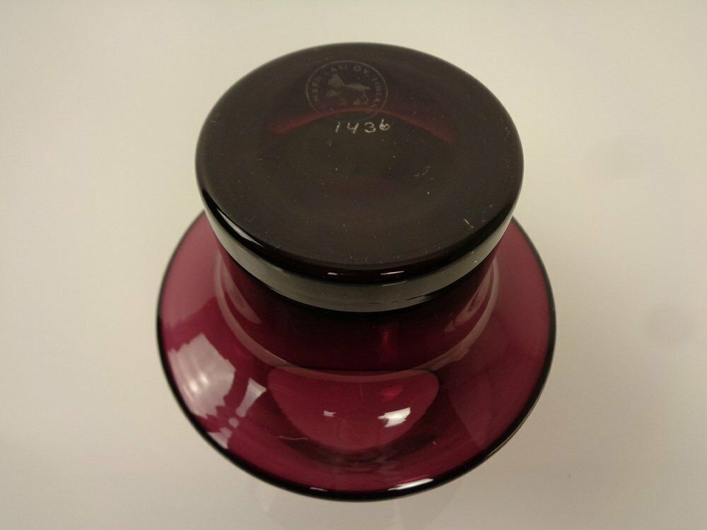 Home Decor Glass Vase By Aimo Okkolin For Riihimaen Lasi Oy, Finland, 1960s photo