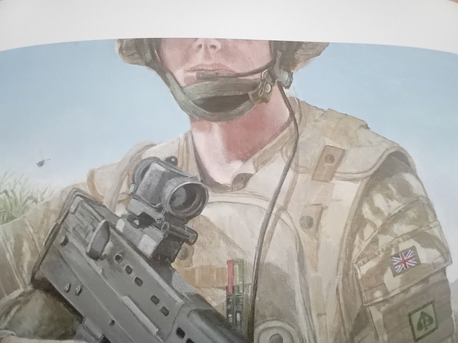 "The Dukes" Helmand Province ,Afghanistan. 2009/10 .Signed Print By Chris Palmer photo for sale