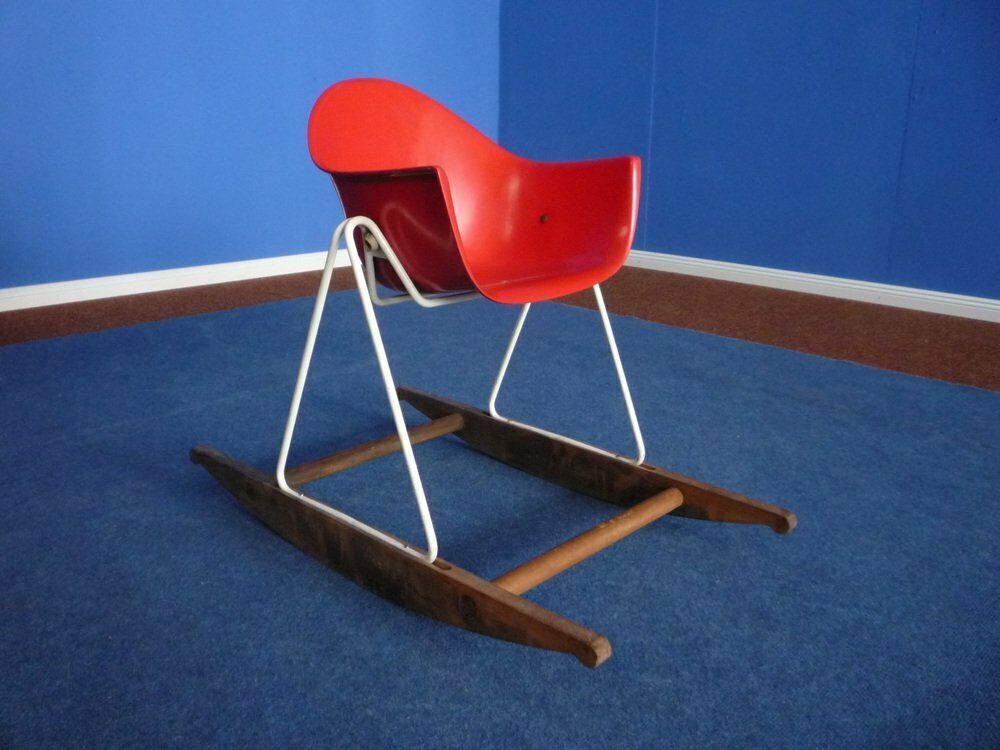 Children's Rocking Chair By Walter Papst For Wilkhahn, 1950s