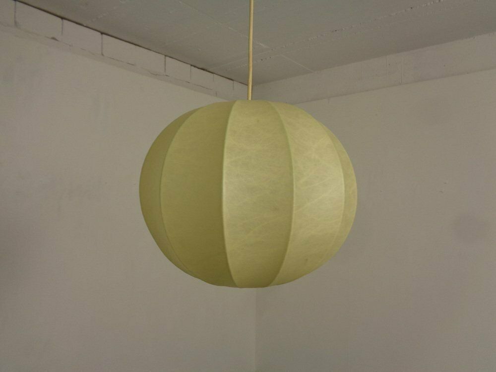 Cocoon Pendant Lamp From Friedel Wauer For Goldkant, Germany, 1960s photo vinterior