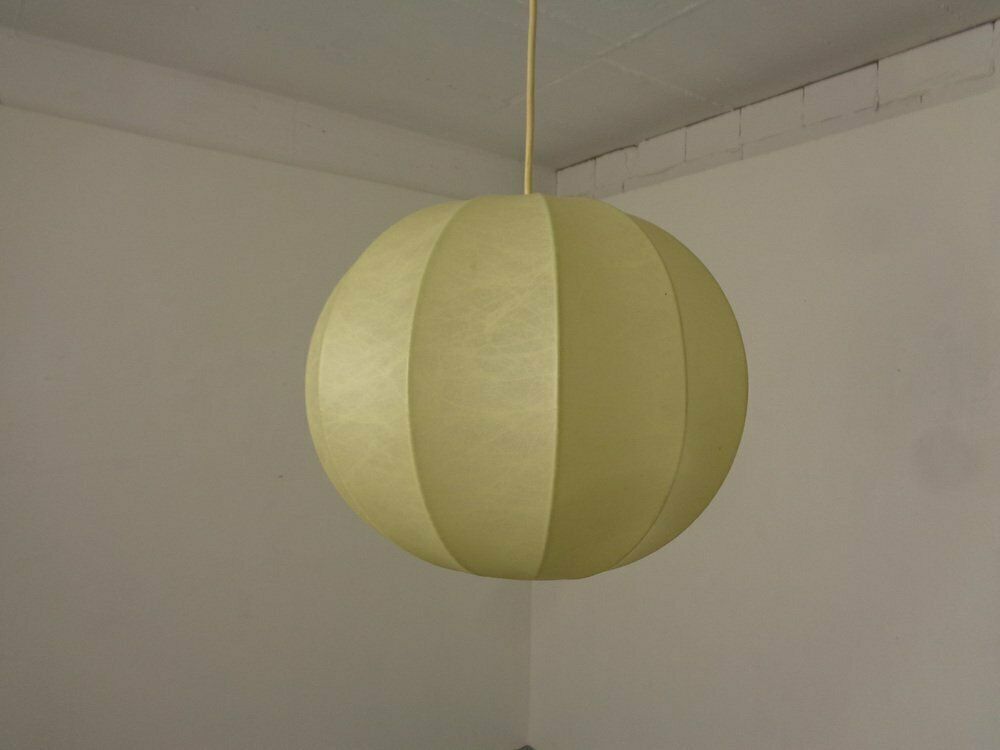Lighting Cocoon Pendant Lamp From Friedel Wauer For Goldkant, Germany, 1960s photo