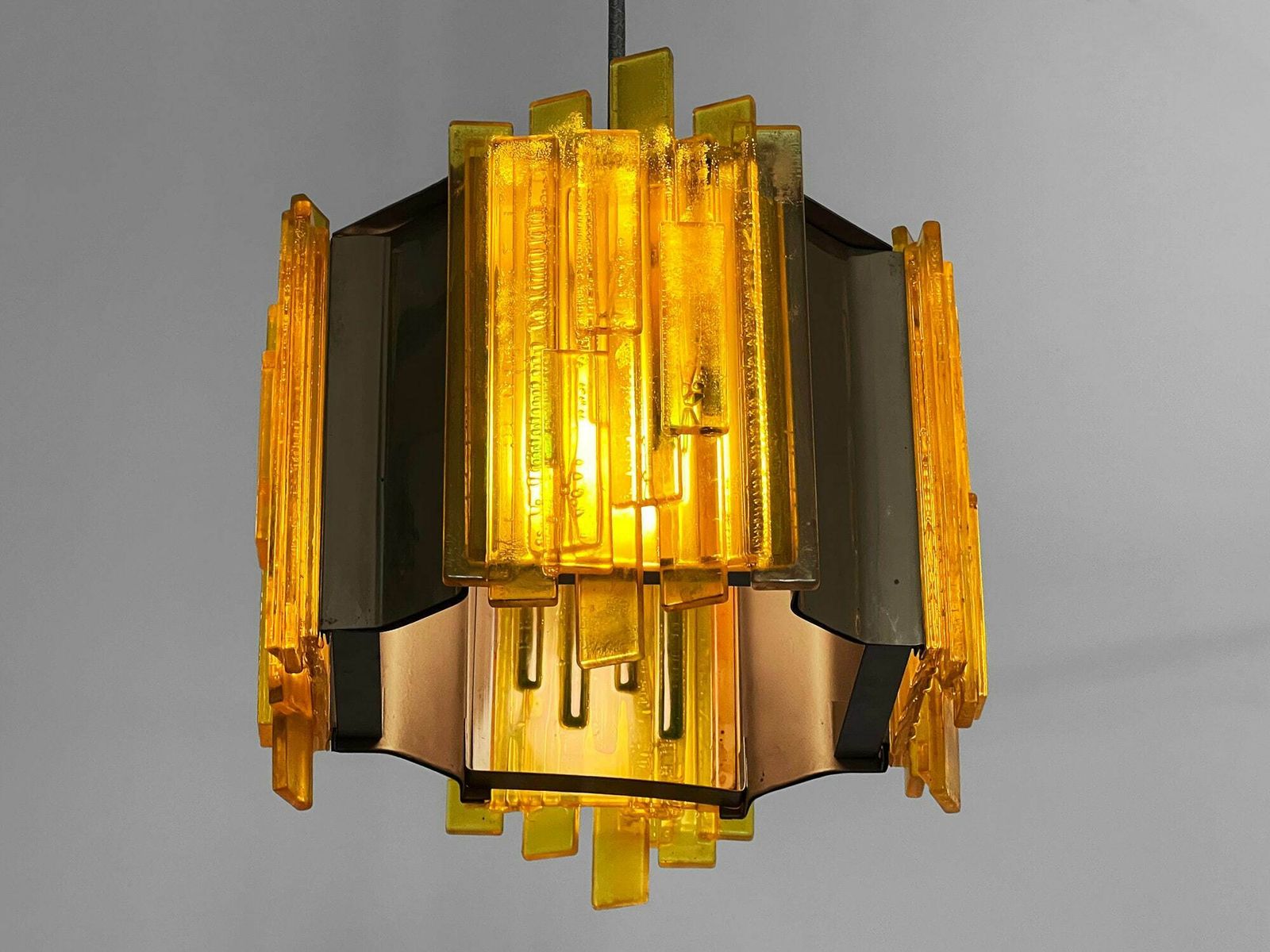 Pendant Light By Claus Bolby For Cebo Industri. Denmark 1960s photo vinterior