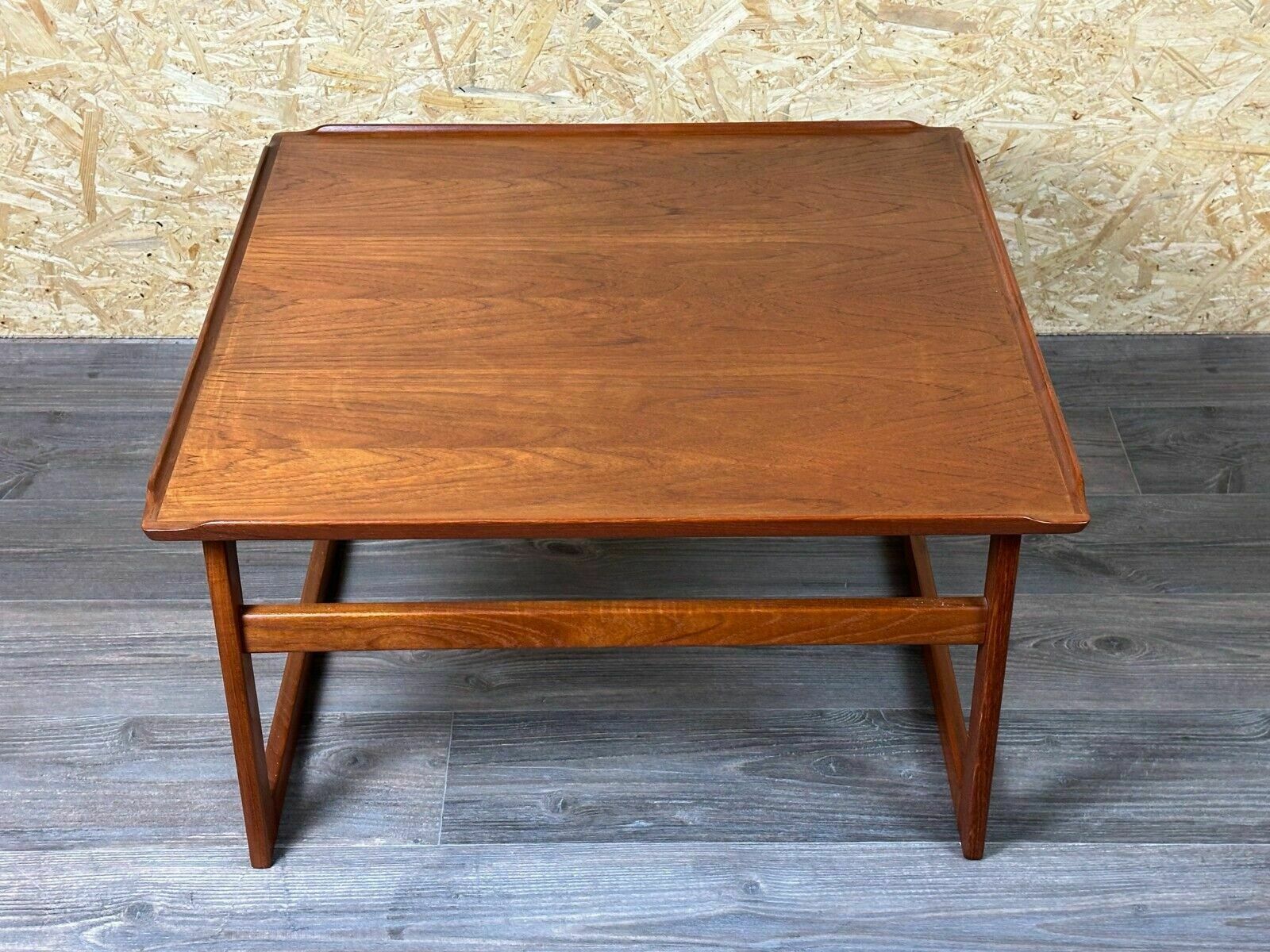 60s 70s Teak Coffee Table Kubus By Jalk Vodder Andersen For Dyrlund Denmark photo furniture