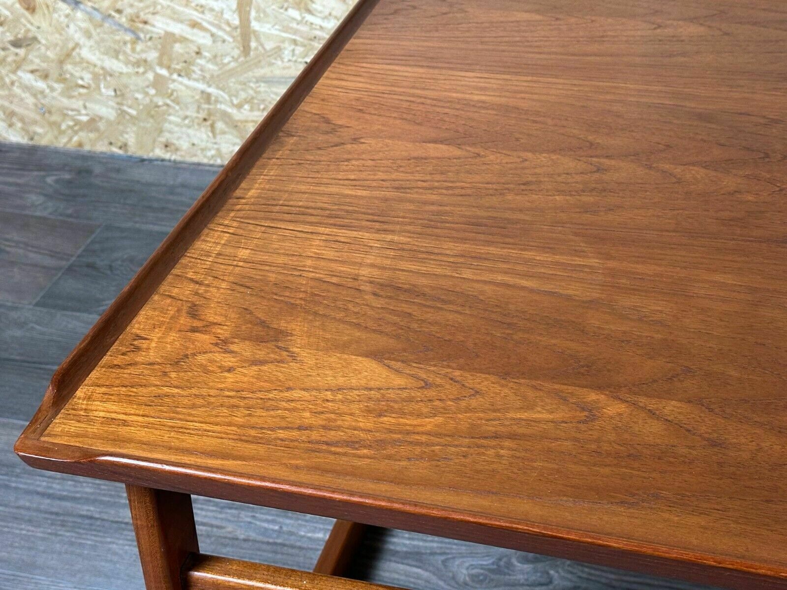 60s 70s Teak Coffee Table Kubus By Jalk Vodder Andersen For Dyrlund Denmark photo vintage