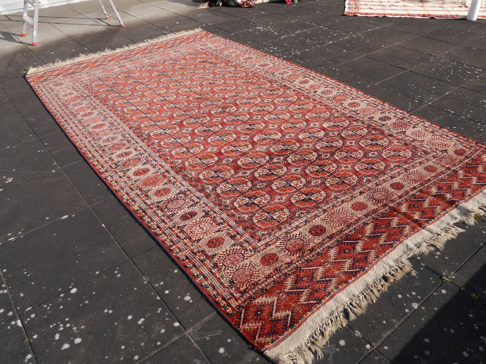 Antique Rug Turkman Tekke Bukhara Main Carpet Djoharian Collection photo 4320.0