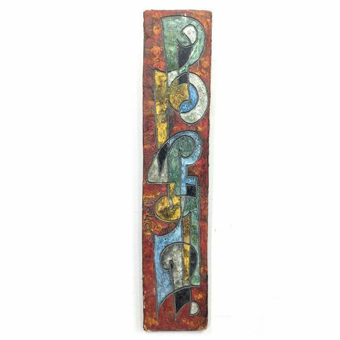 Abstract Painting Oil On Wood