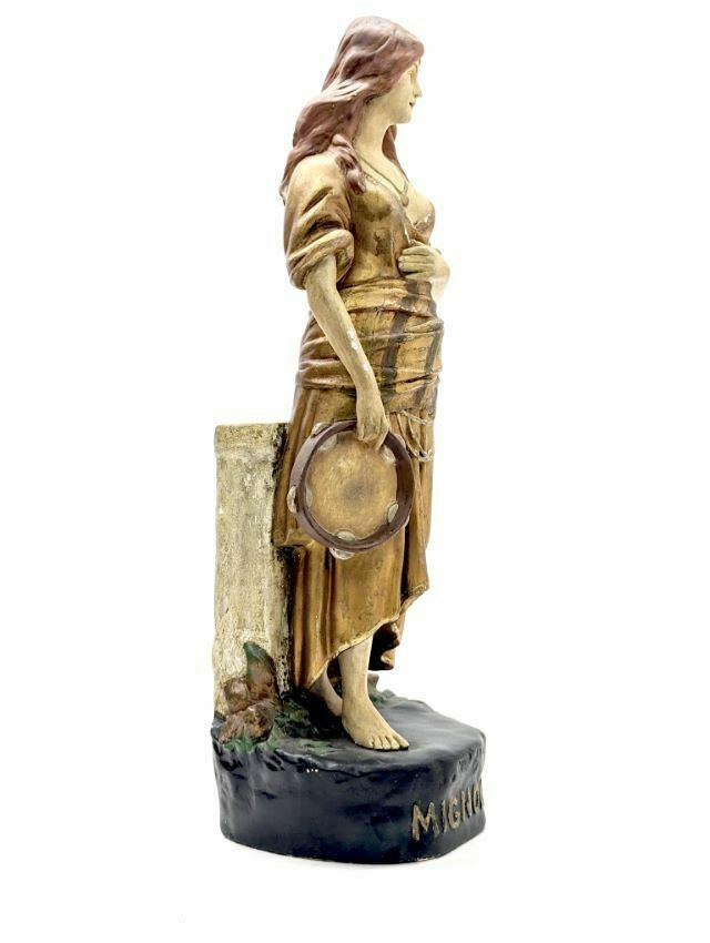 Plaster Silhouette Statue Of A Woman Entitled "Mignon" photo buy