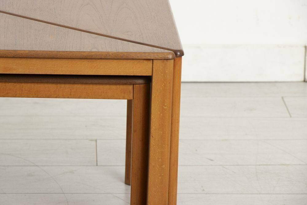 Midcentury Teak Nest Of 3 Tables photo vinterior