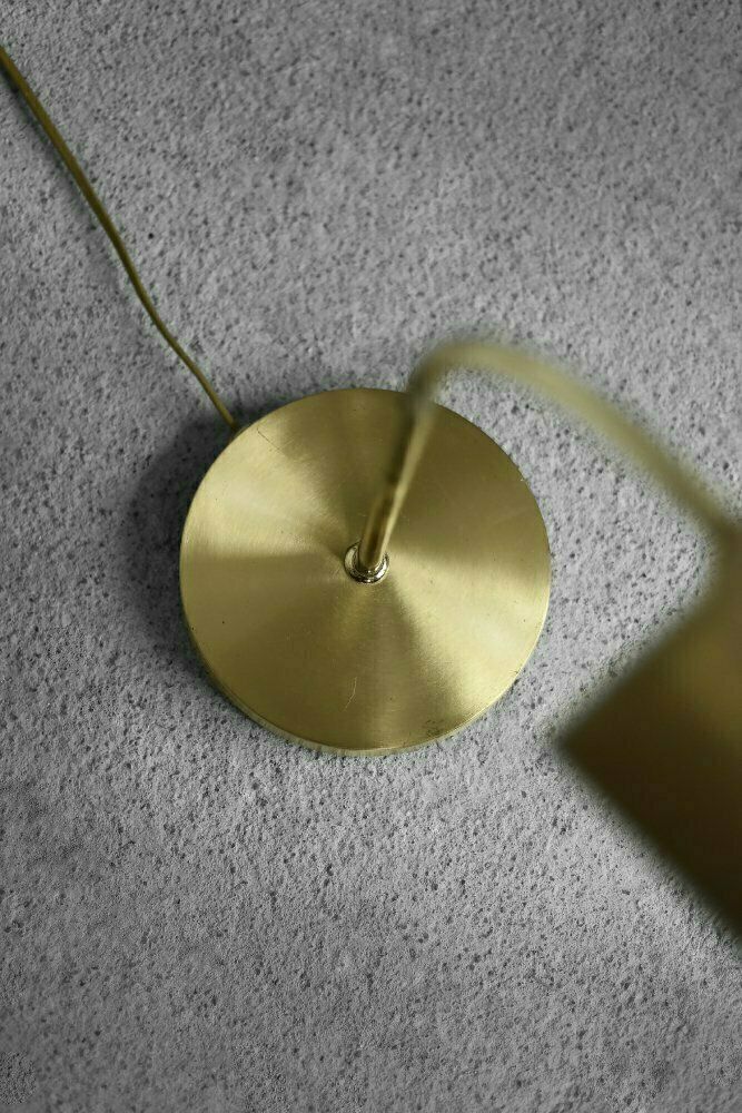 Mid Century German Modern Gold Brass Desk Lamp With Chain From Karstadt Ag, 1970s photo Lighting