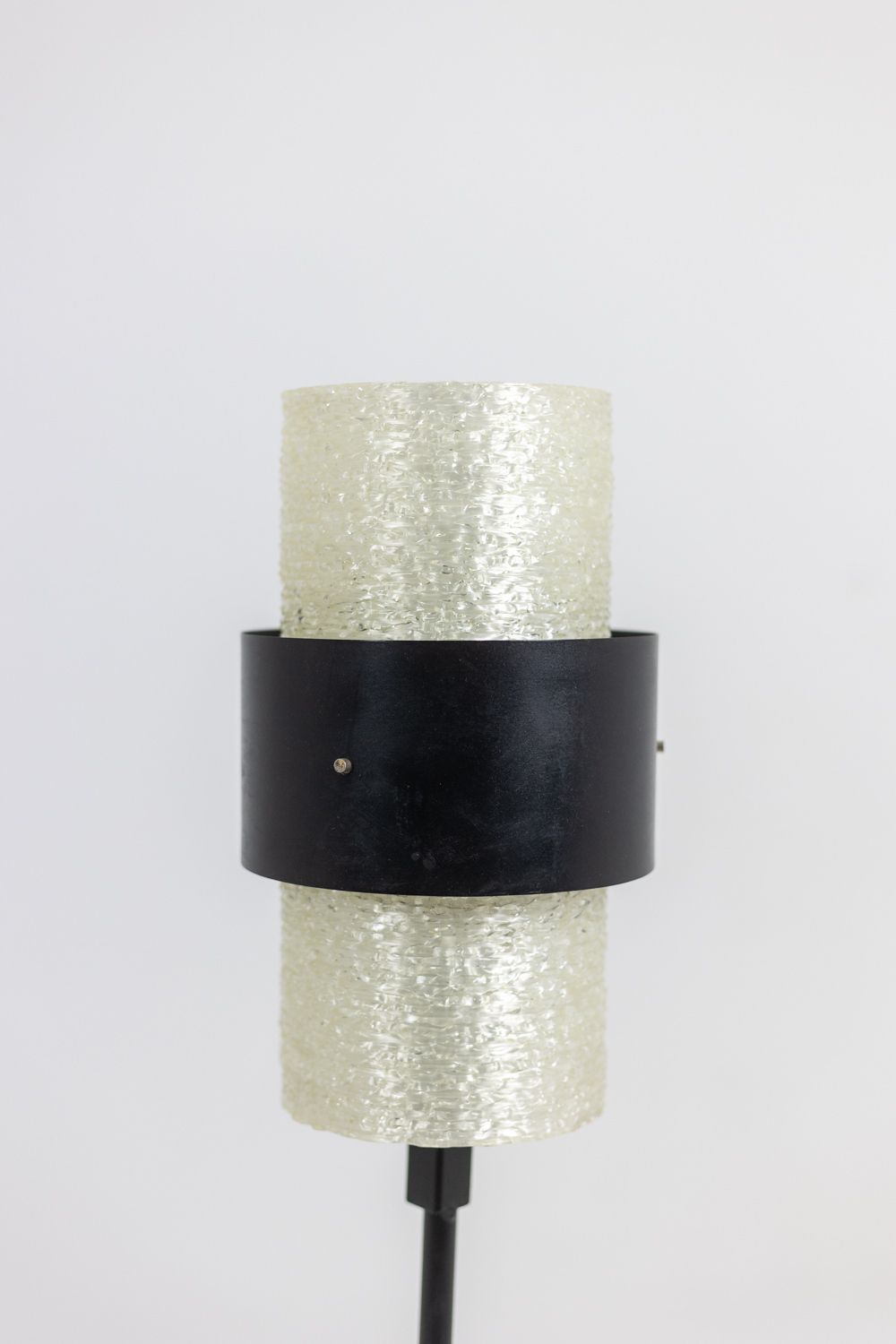 Tripod Lamp In Granite Lucite And Lacquered Metal. 1950s. photo for sale